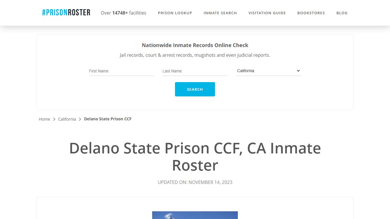 Delano State Prison CCF, CA Inmate Roster - Prisonroster